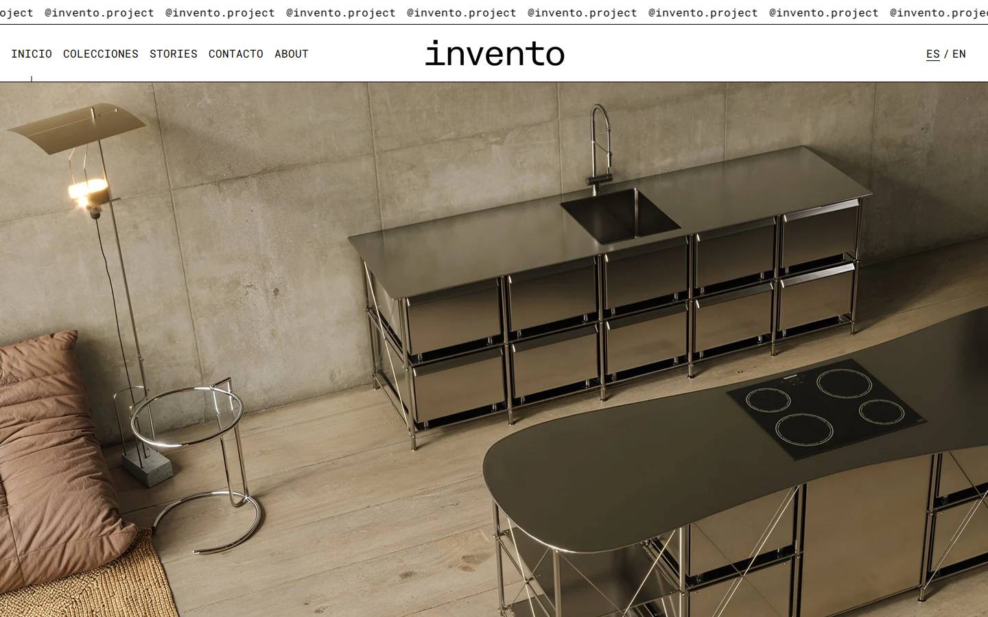 inventoproject.com homepage screenshot