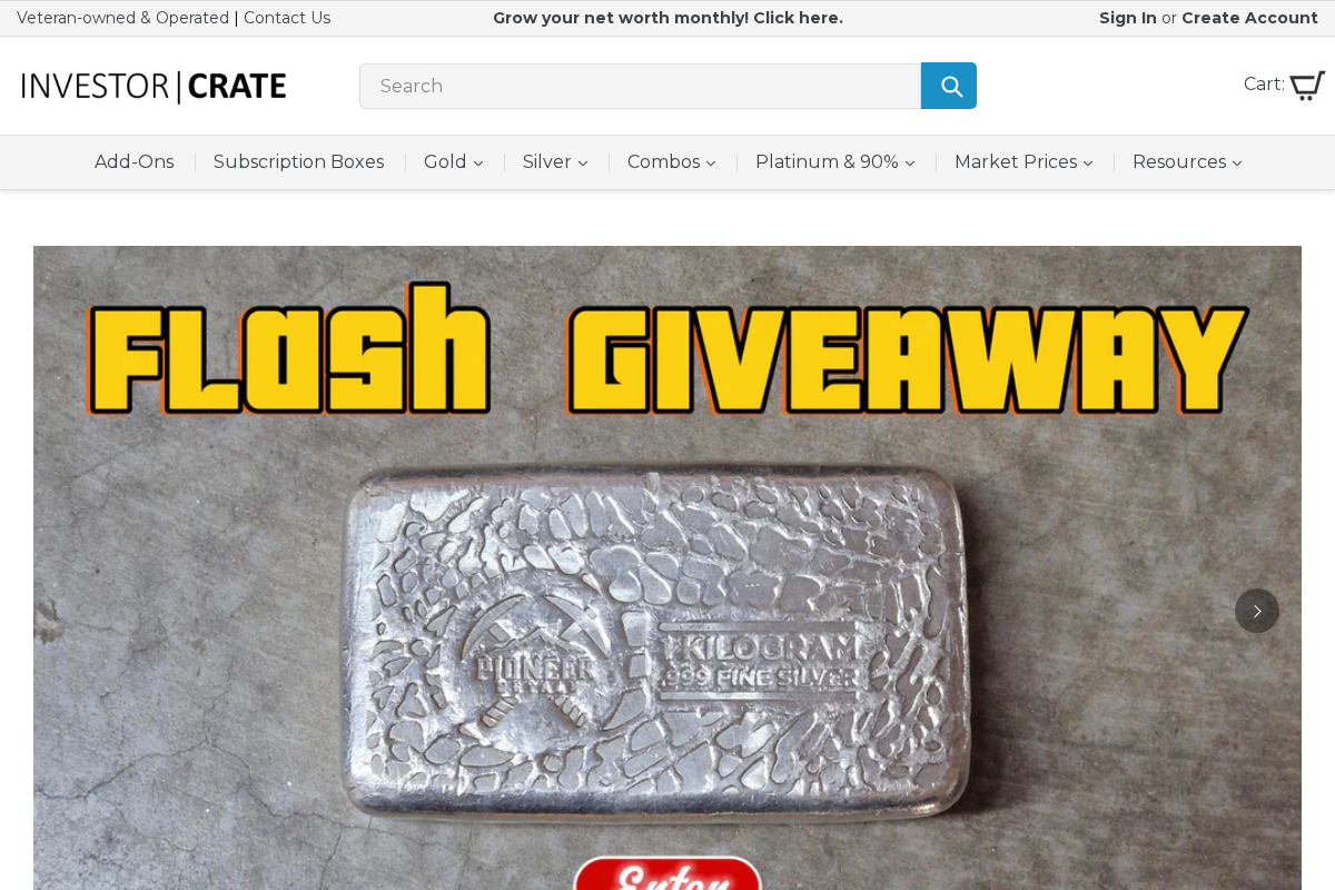 Investor Crate homepage screenshot