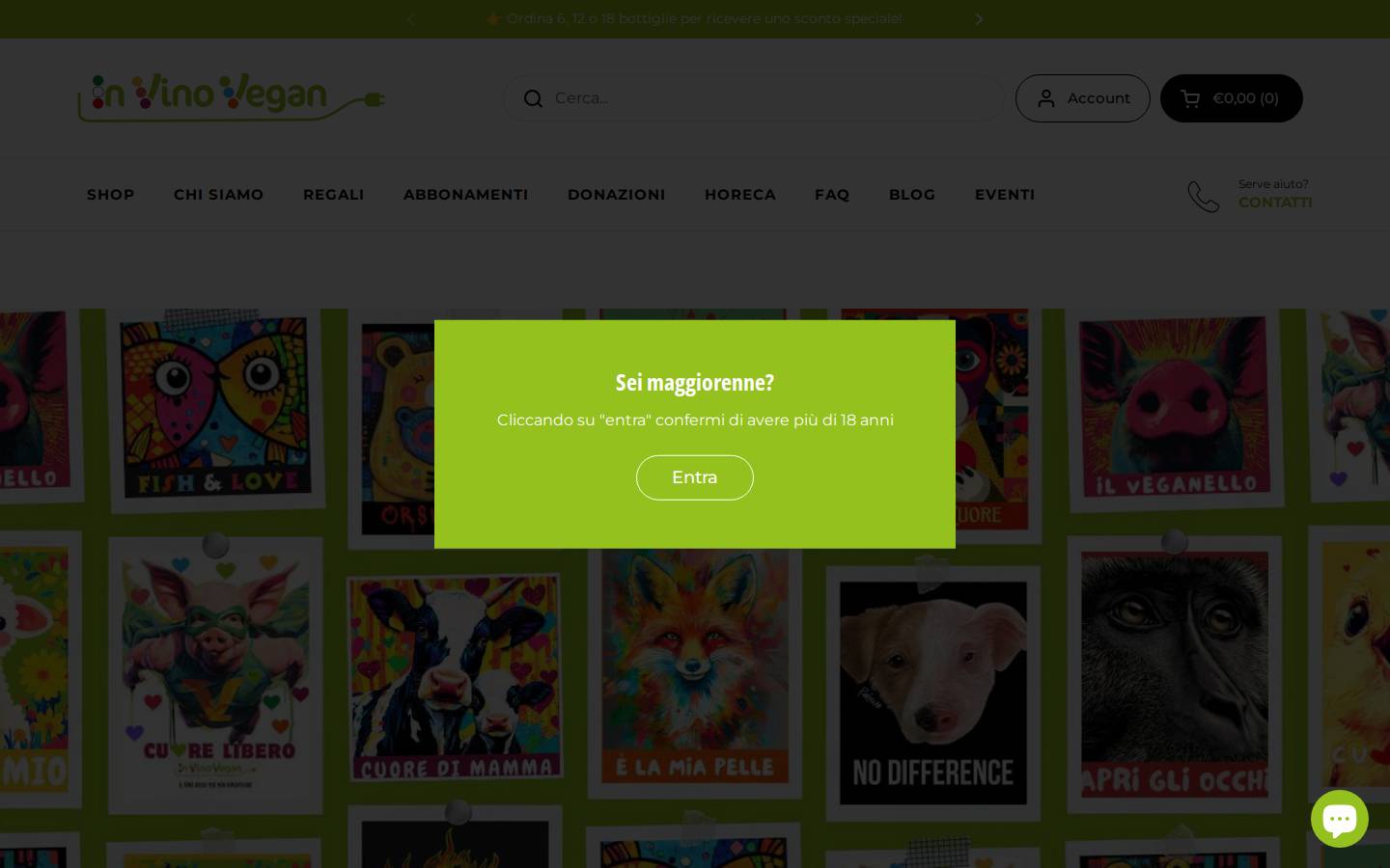 Invinovegan homepage screenshot