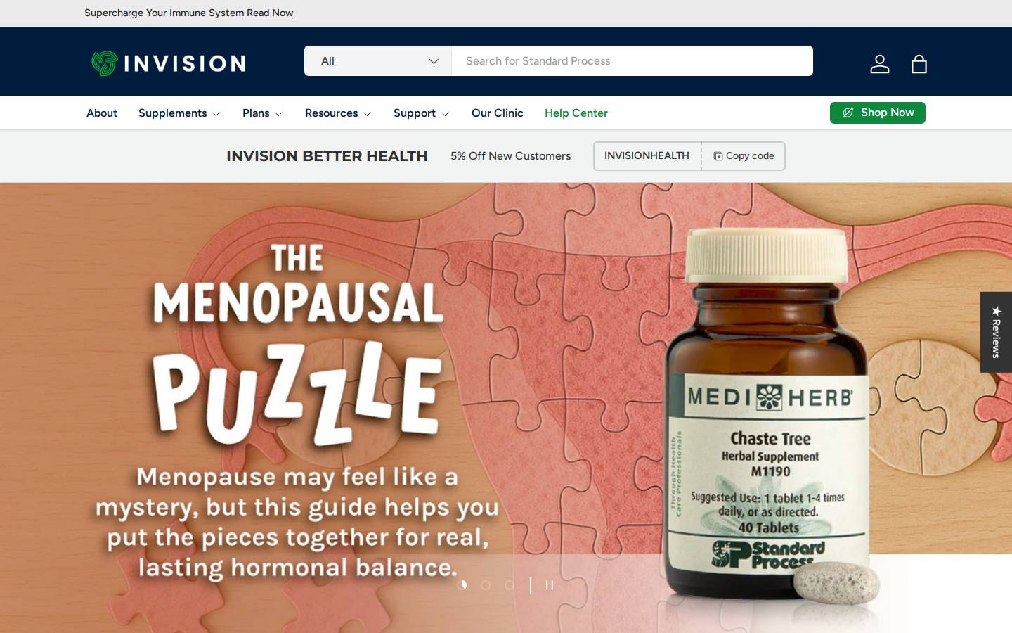 invisionfunctionalmedicine.com homepage screenshot