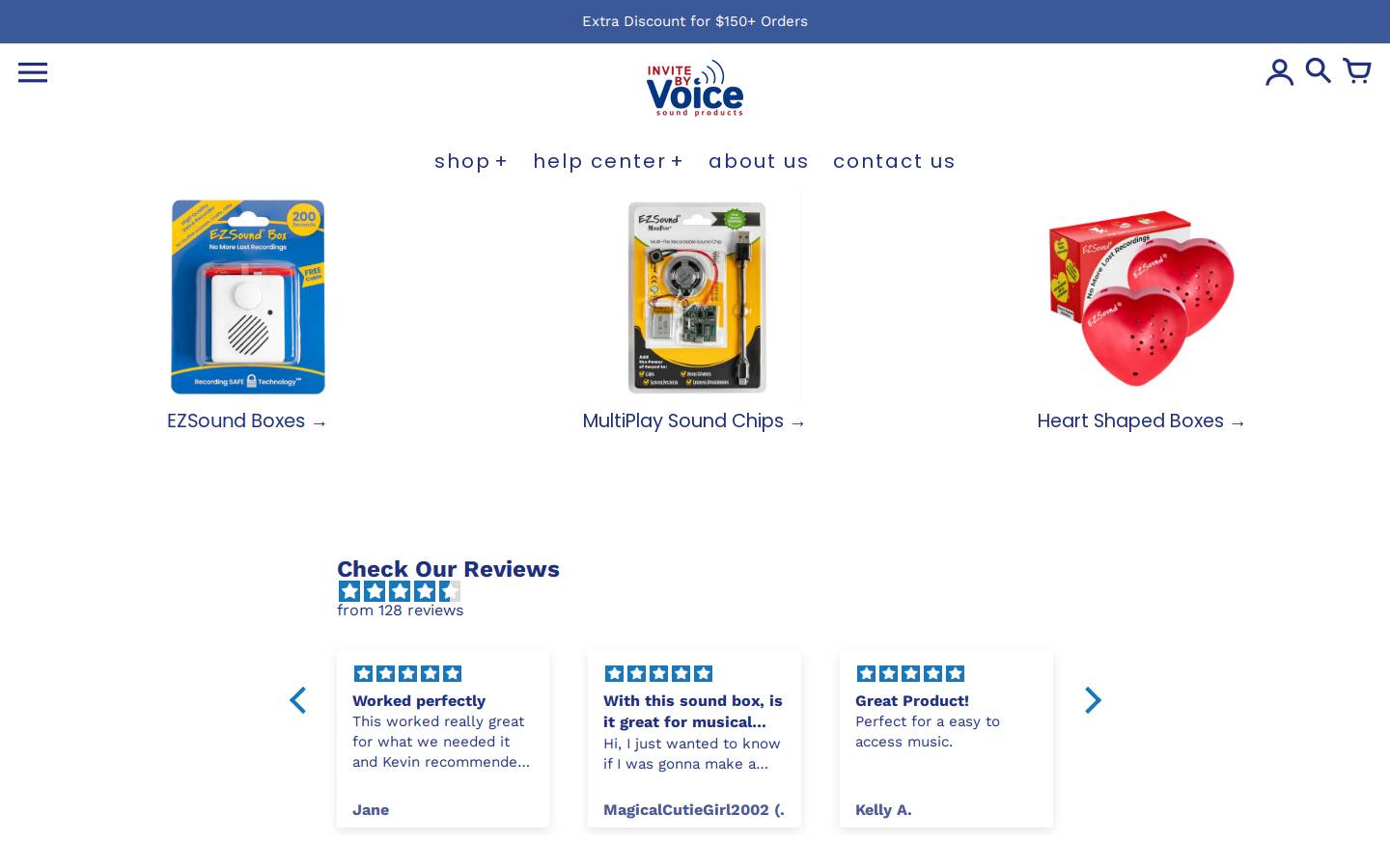 Invite By Voice homepage screenshot