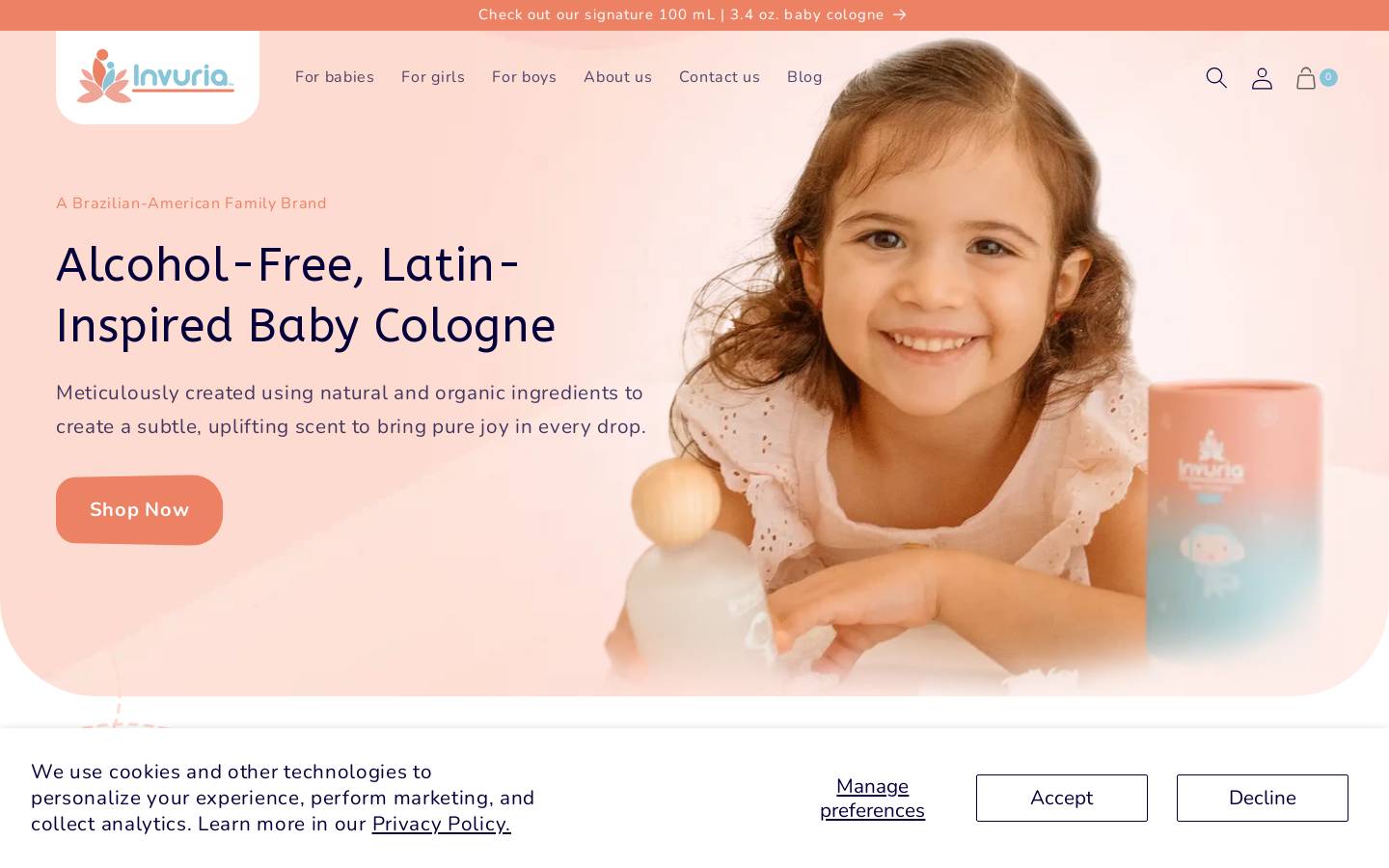invuria.com homepage screenshot