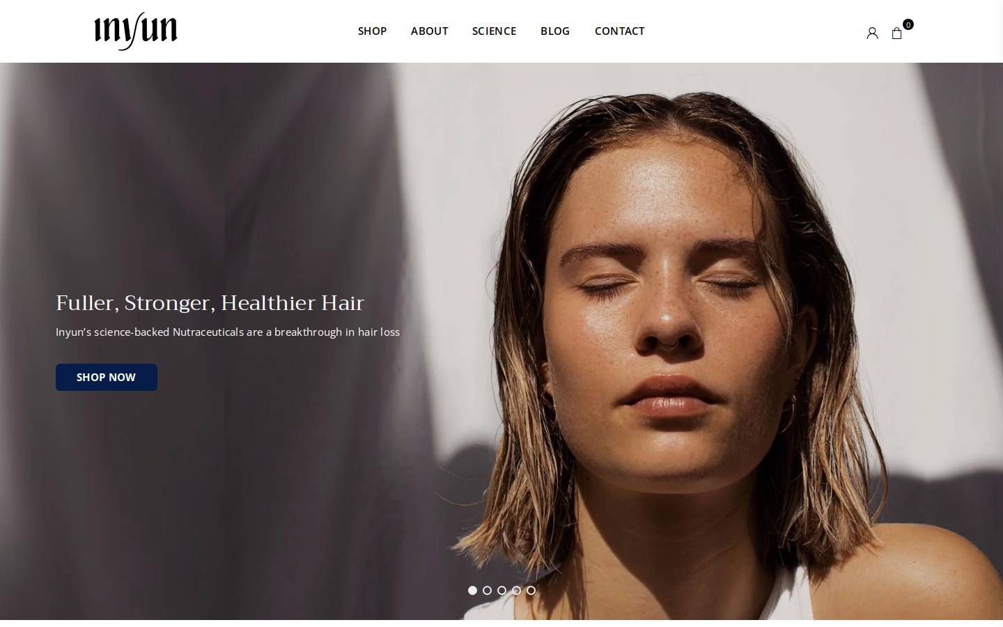inyunwellness.com homepage screenshot