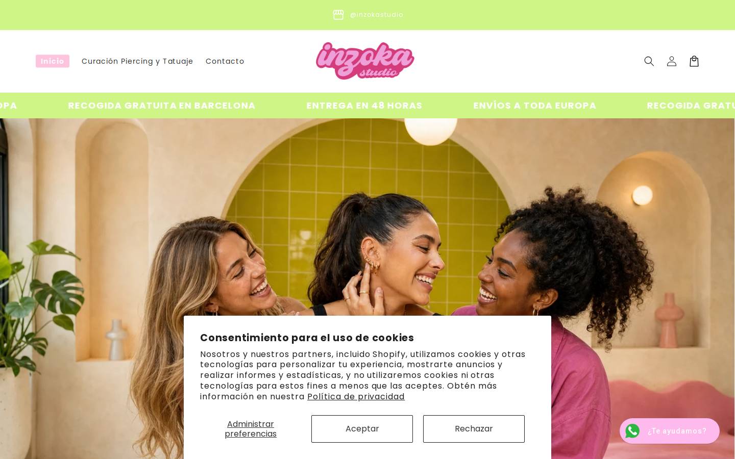 inzoka.com homepage screenshot