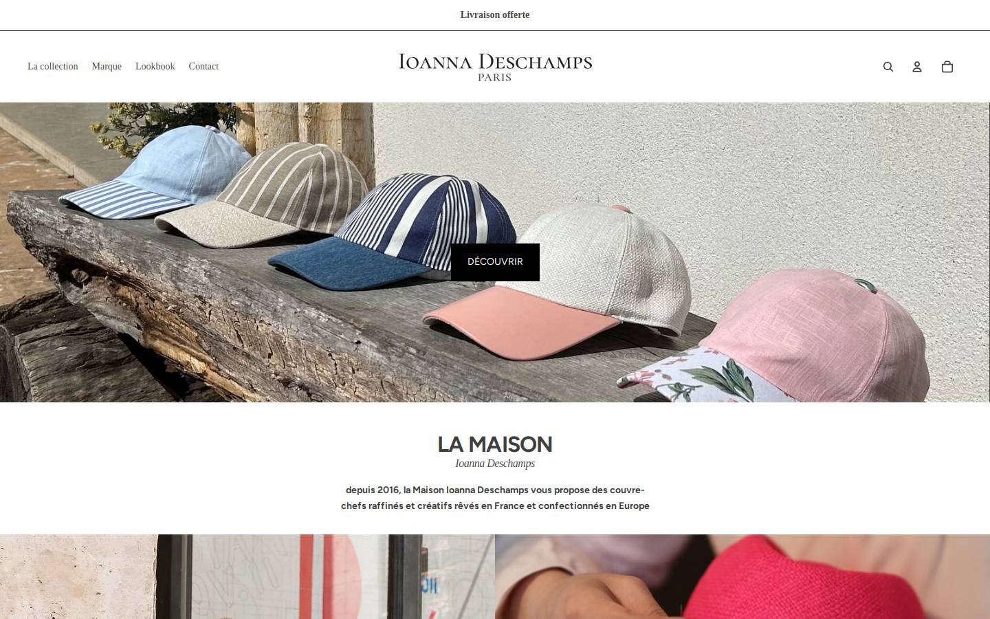 ioannadeschamps.com homepage screenshot