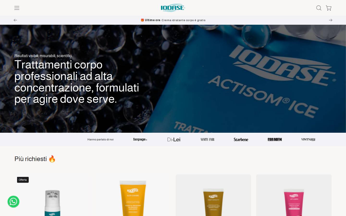 Iodase homepage screenshot
