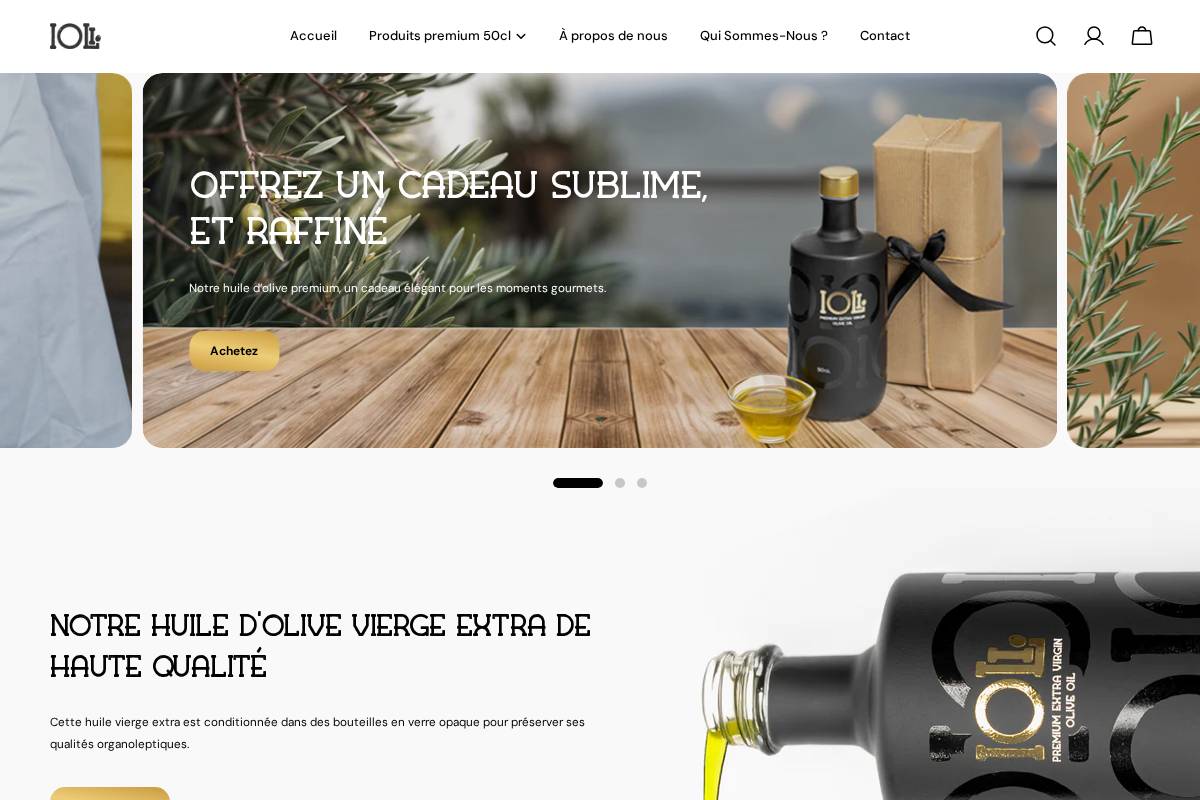 ioli.shop homepage screenshot