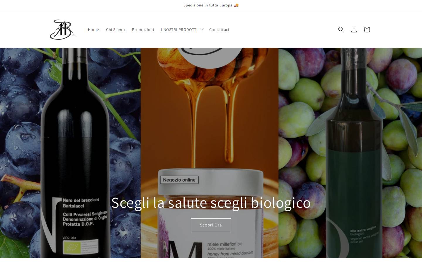 iomangiobiologico.it homepage screenshot