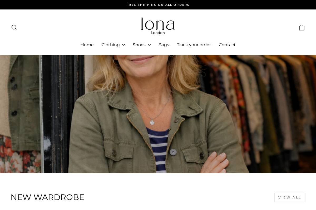iona-london.com homepage screenshot