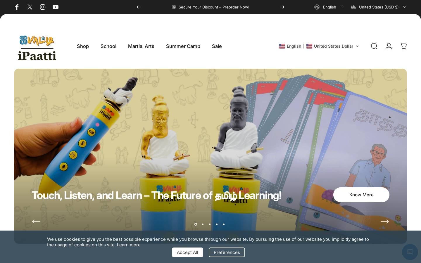 ipatti.us homepage screenshot