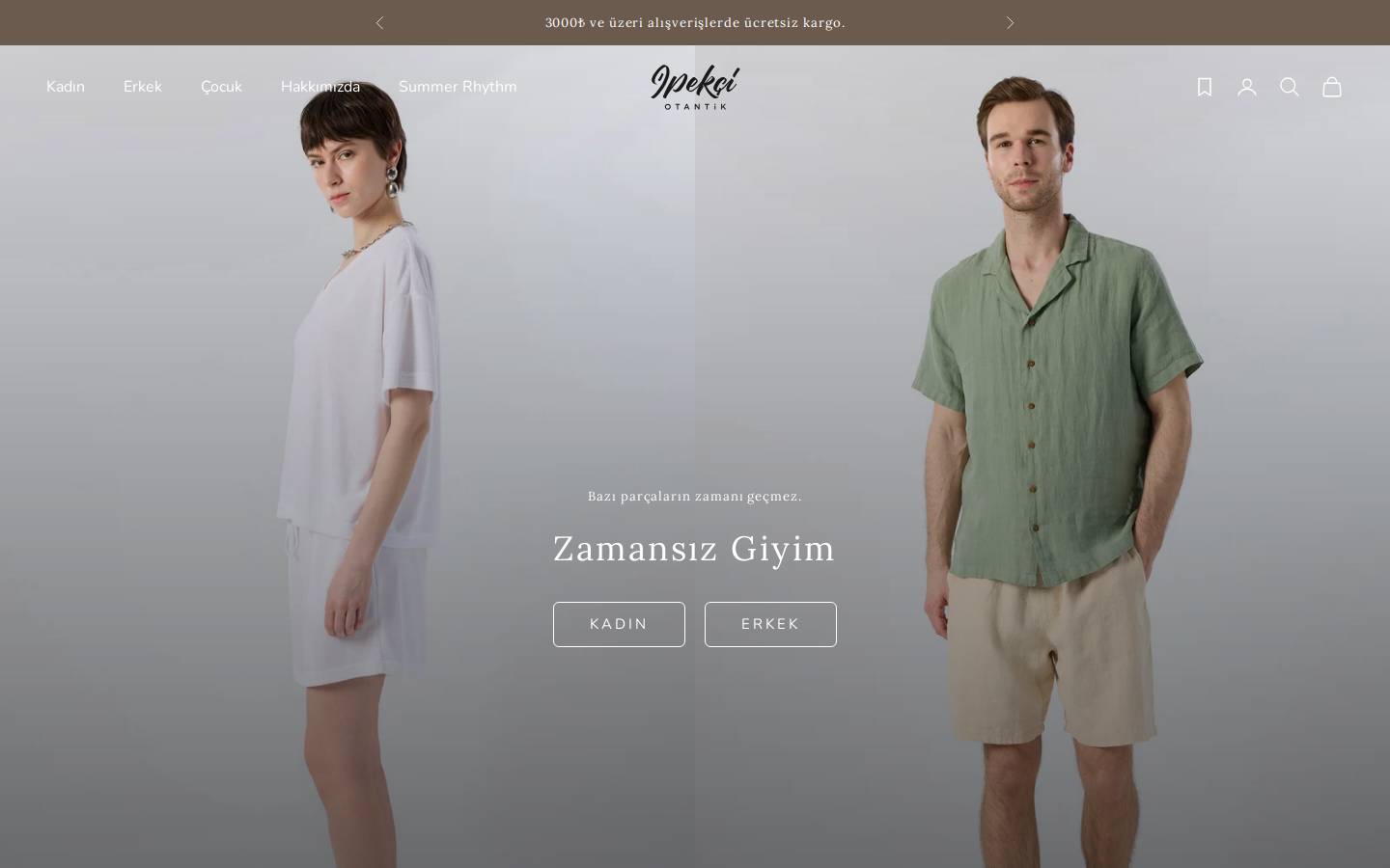 Ipekciotantik homepage screenshot
