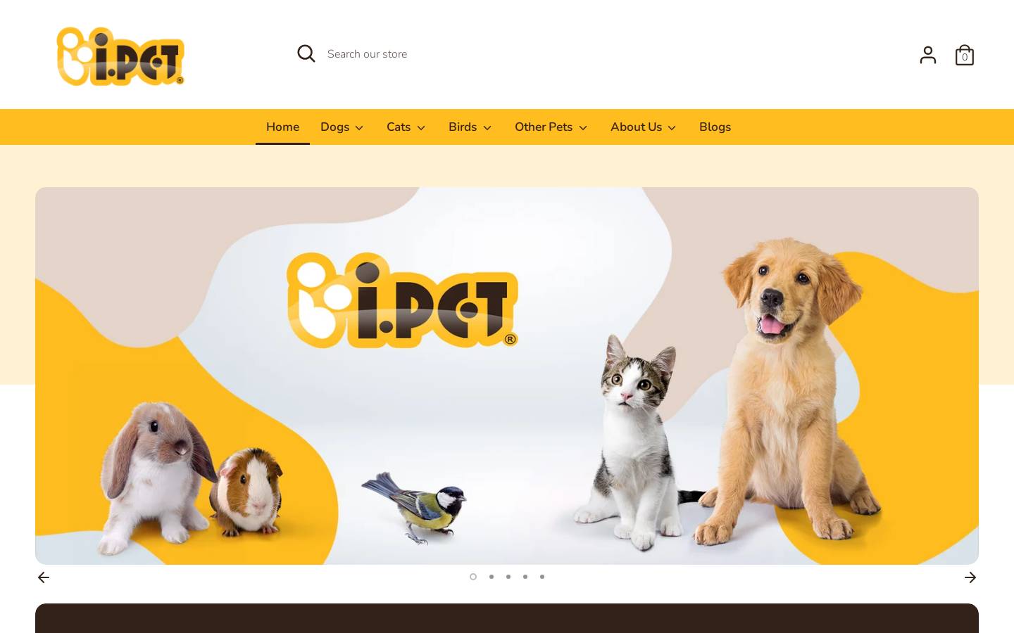 i.Pet Australia homepage screenshot