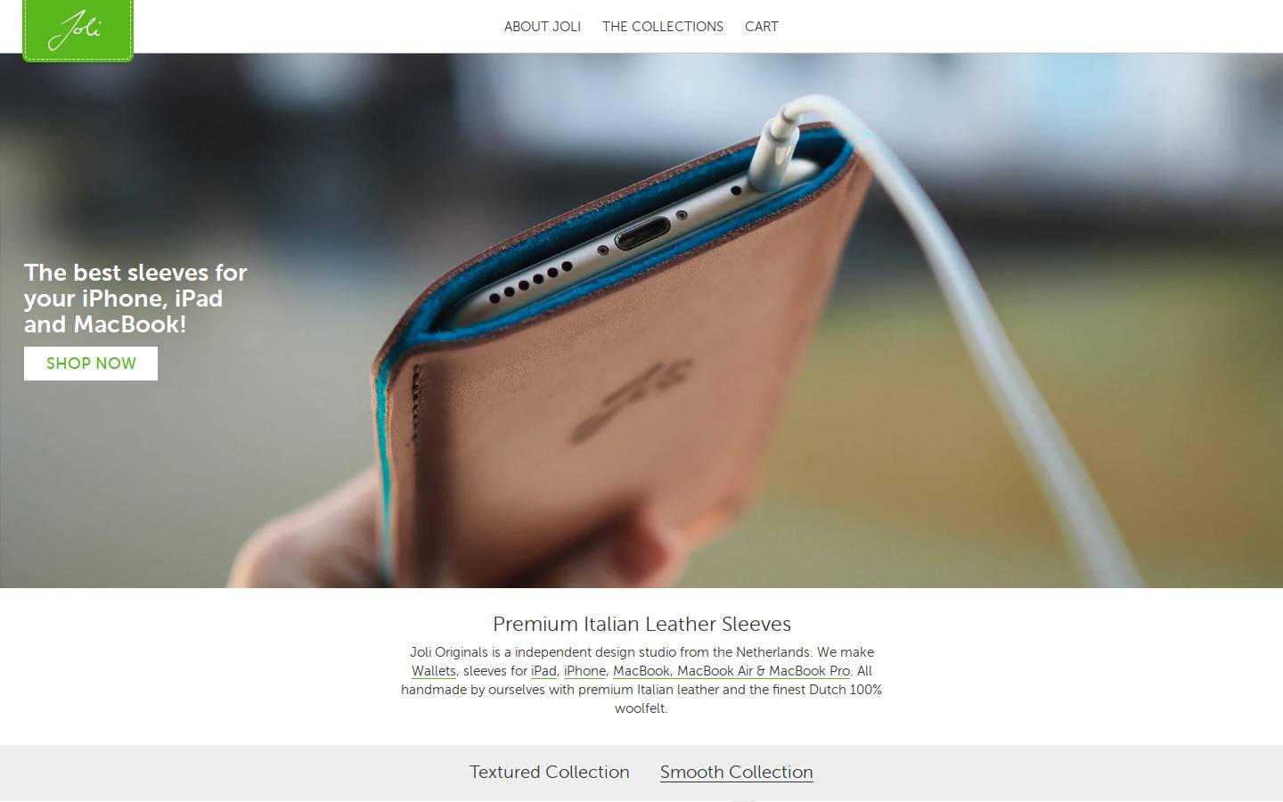 iphone-hoesjes.nl homepage screenshot