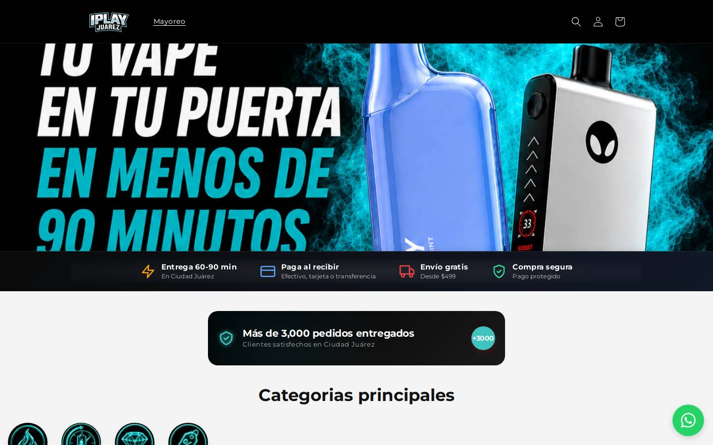 iplayjuarez.com homepage screenshot