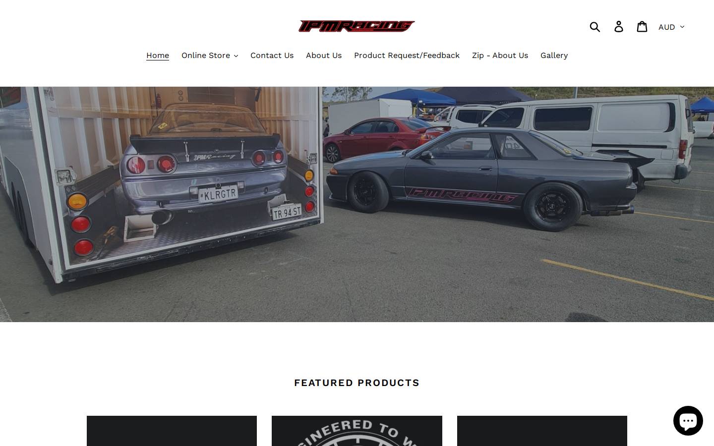 ipmracing.com.au homepage screenshot