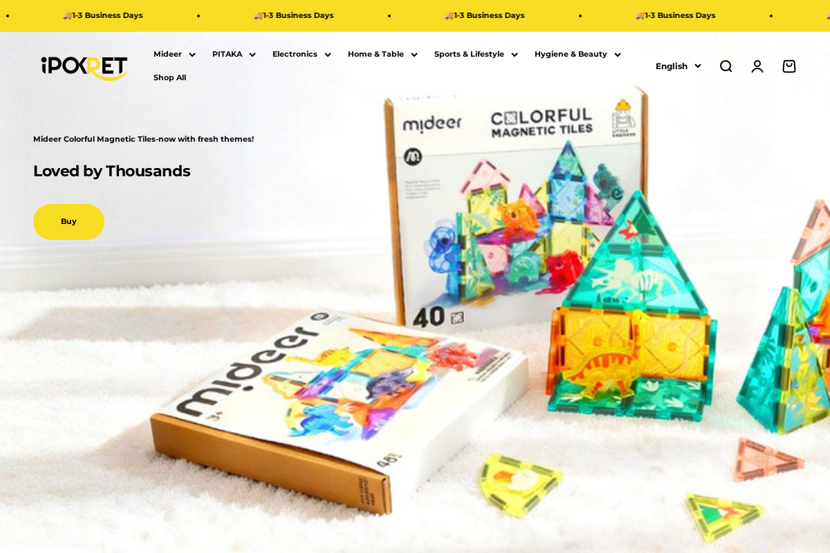 iPokret homepage screenshot