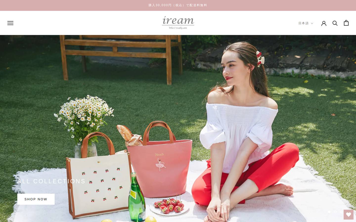 iream.jp homepage screenshot
