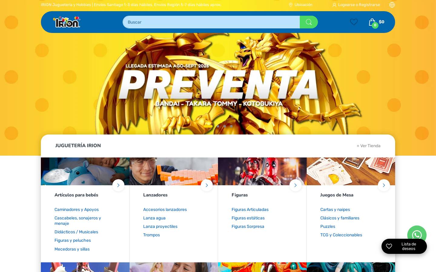 irion.cl homepage screenshot