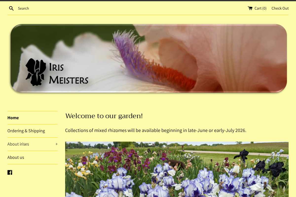 irismeisters.com homepage screenshot