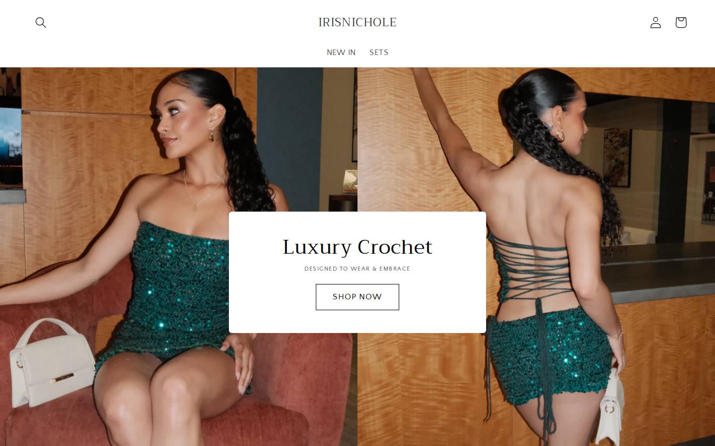 irisnichole.com homepage screenshot