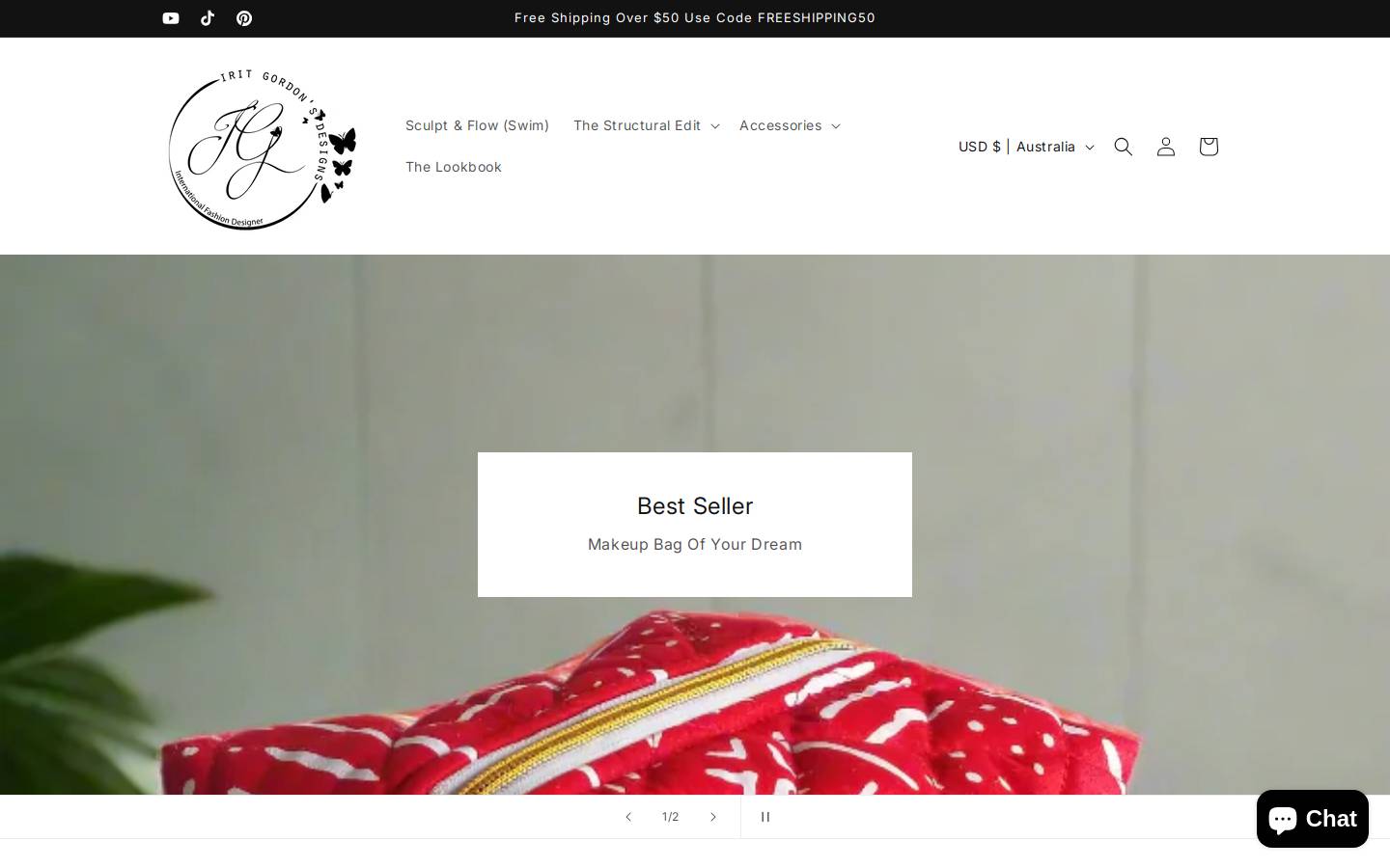 iritgordon.com homepage screenshot