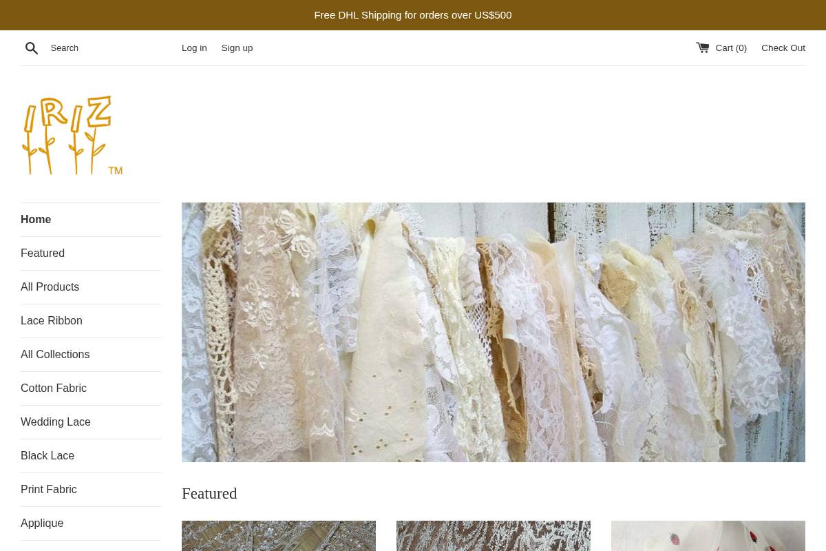 iriz.co homepage screenshot