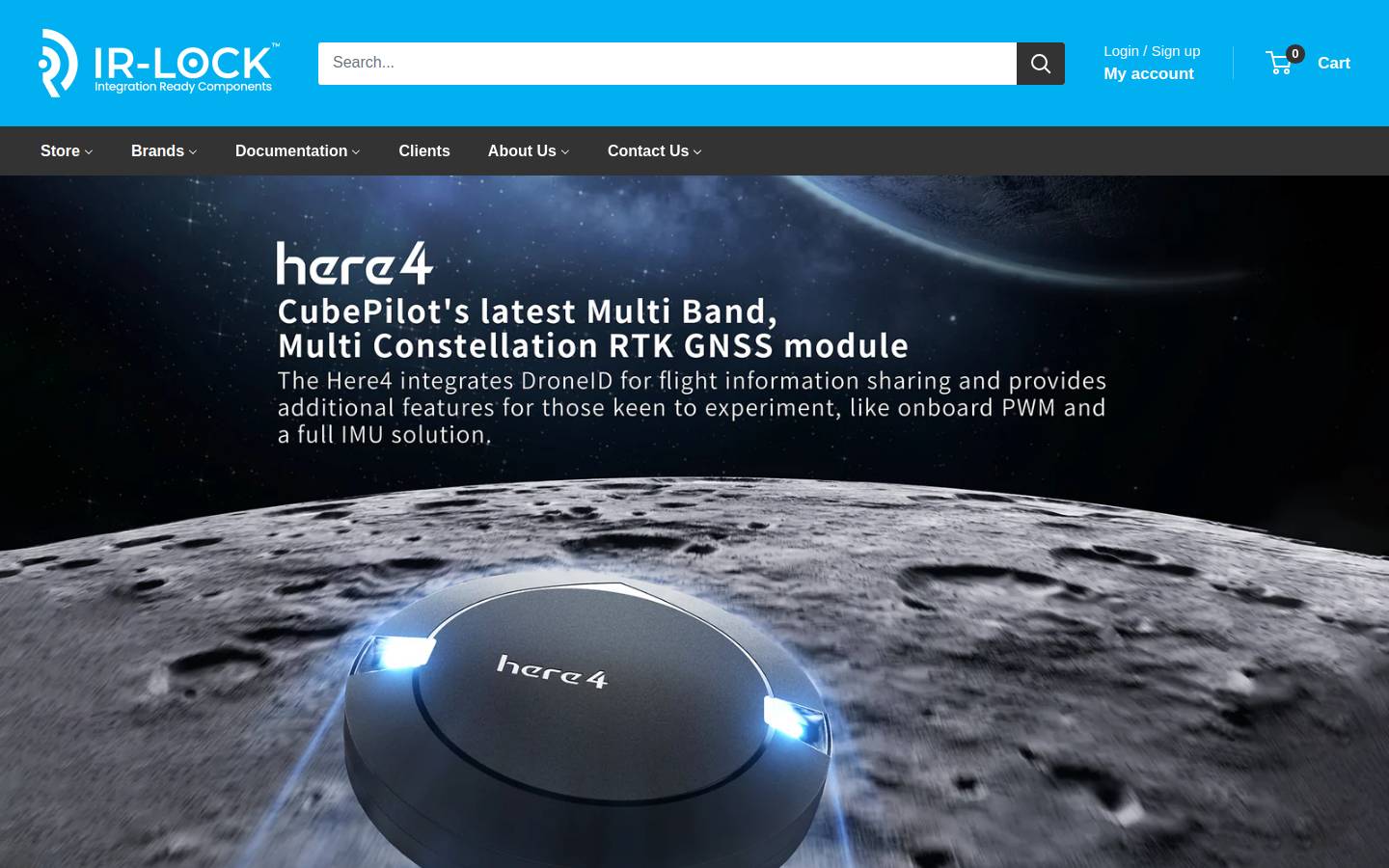 irlock.com homepage screenshot