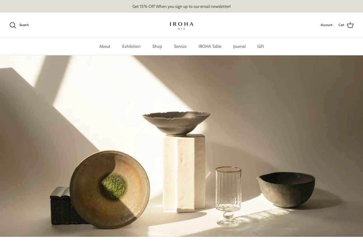 irohany.com homepage screenshot