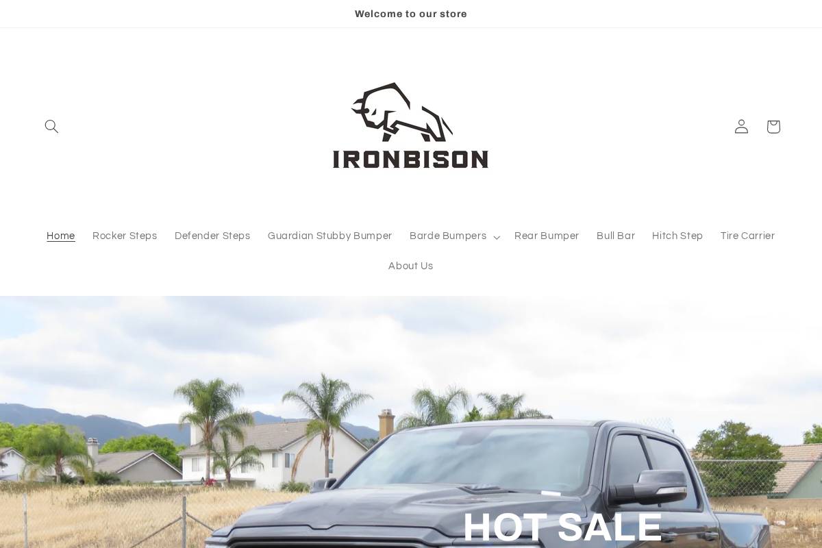 ironbisonauto.com homepage screenshot