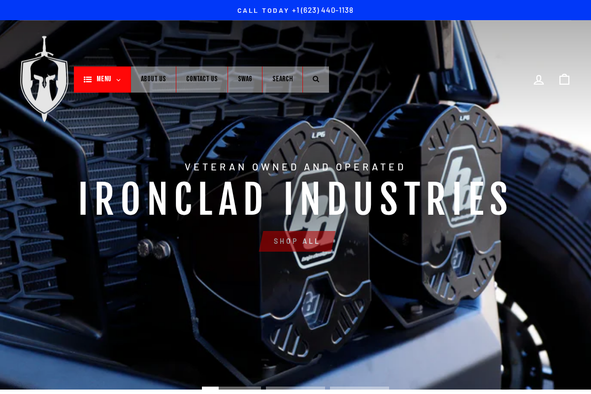 IroncladIndustries homepage screenshot