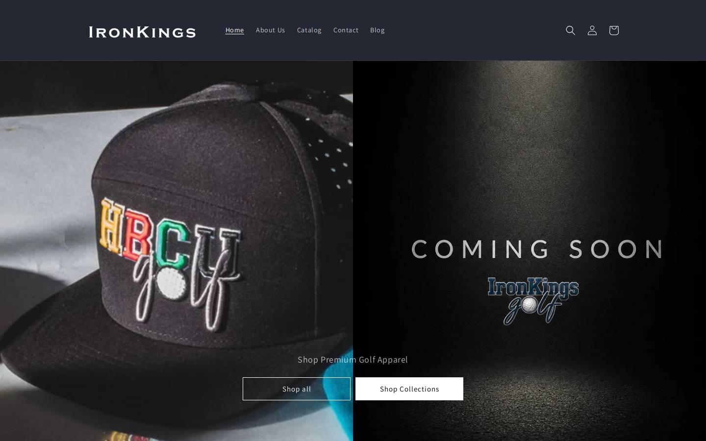 ironkingsgolf.com homepage screenshot