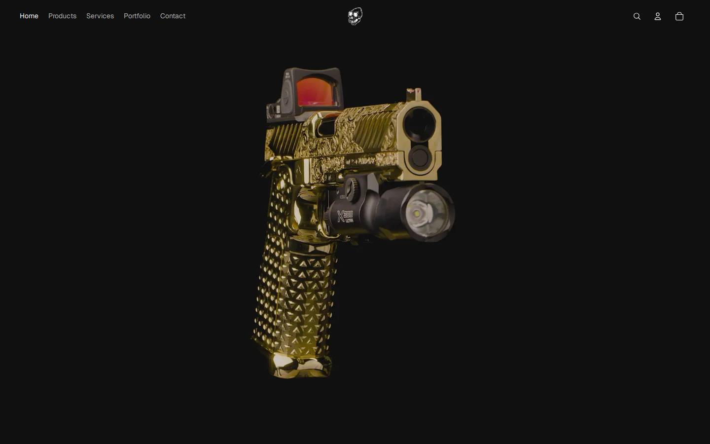 ironmonkeyrifle.com homepage screenshot