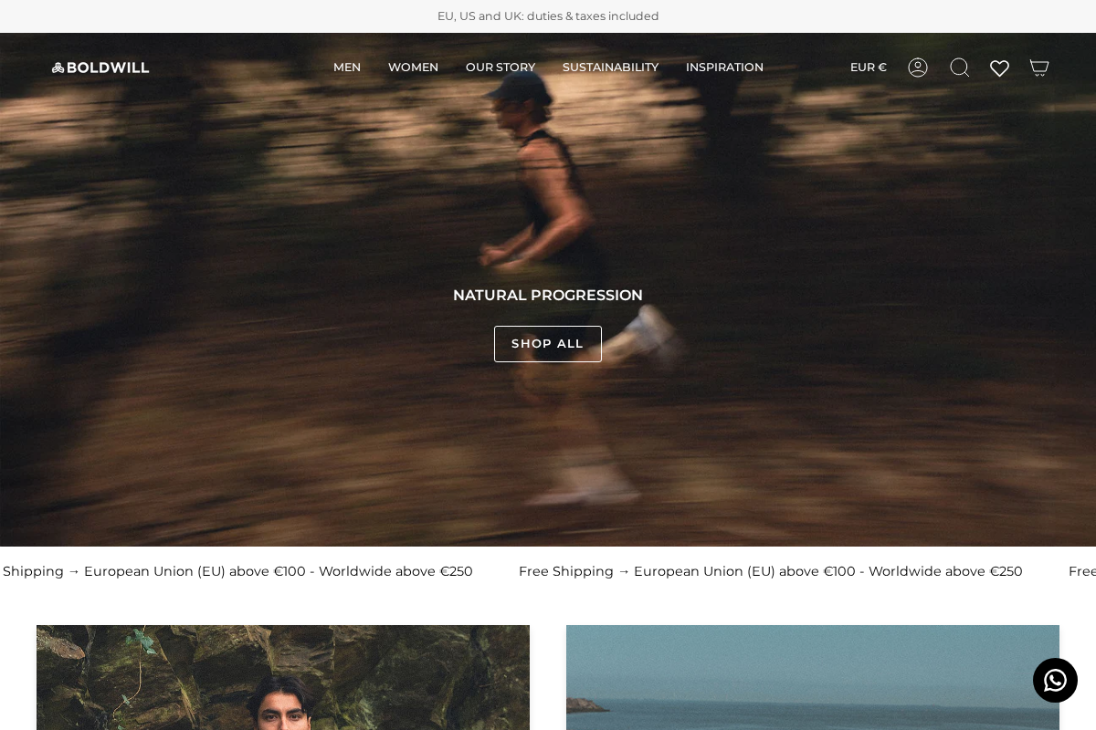 Boldwill homepage screenshot