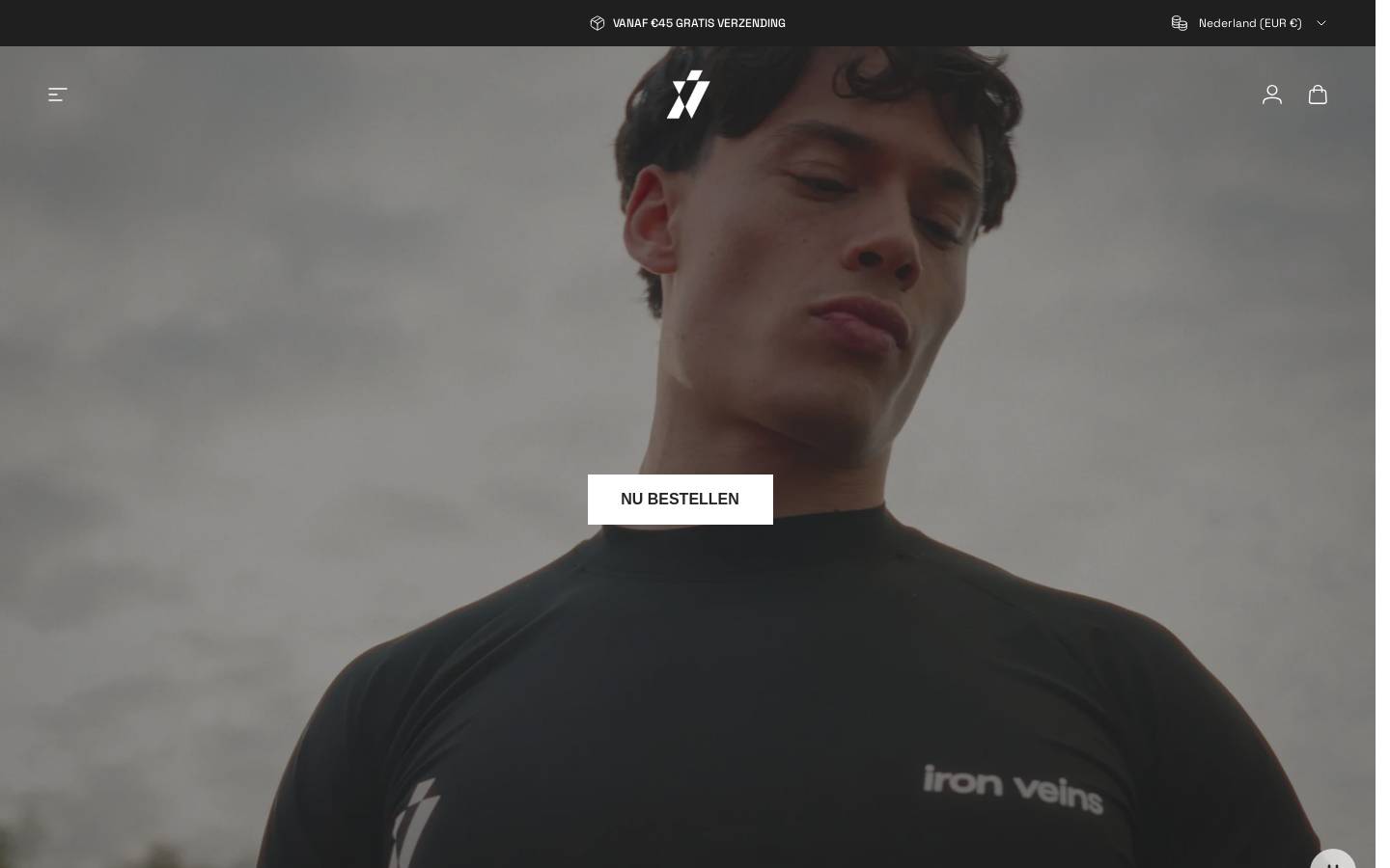 Iron Veins homepage screenshot