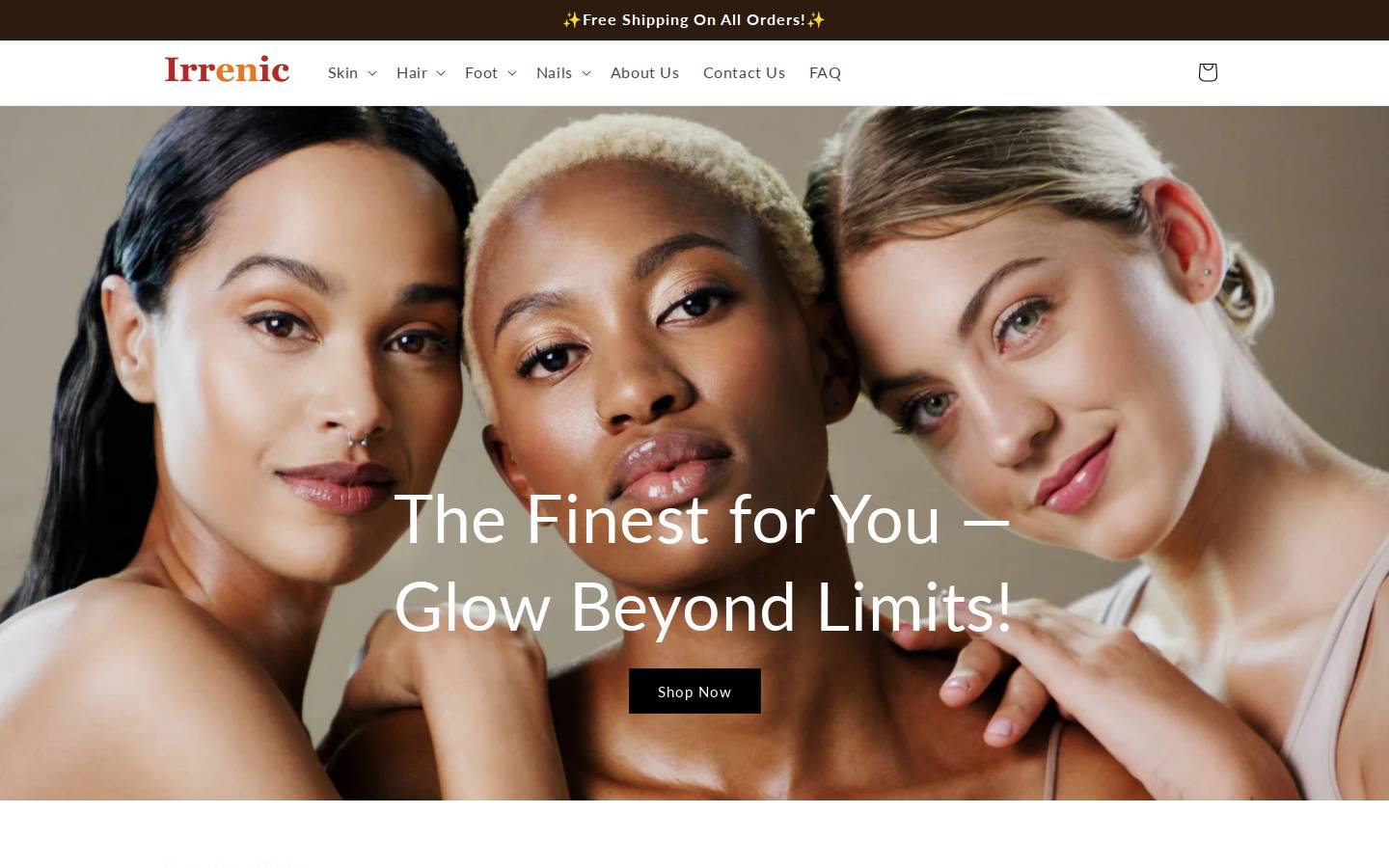 irrenic.com homepage screenshot