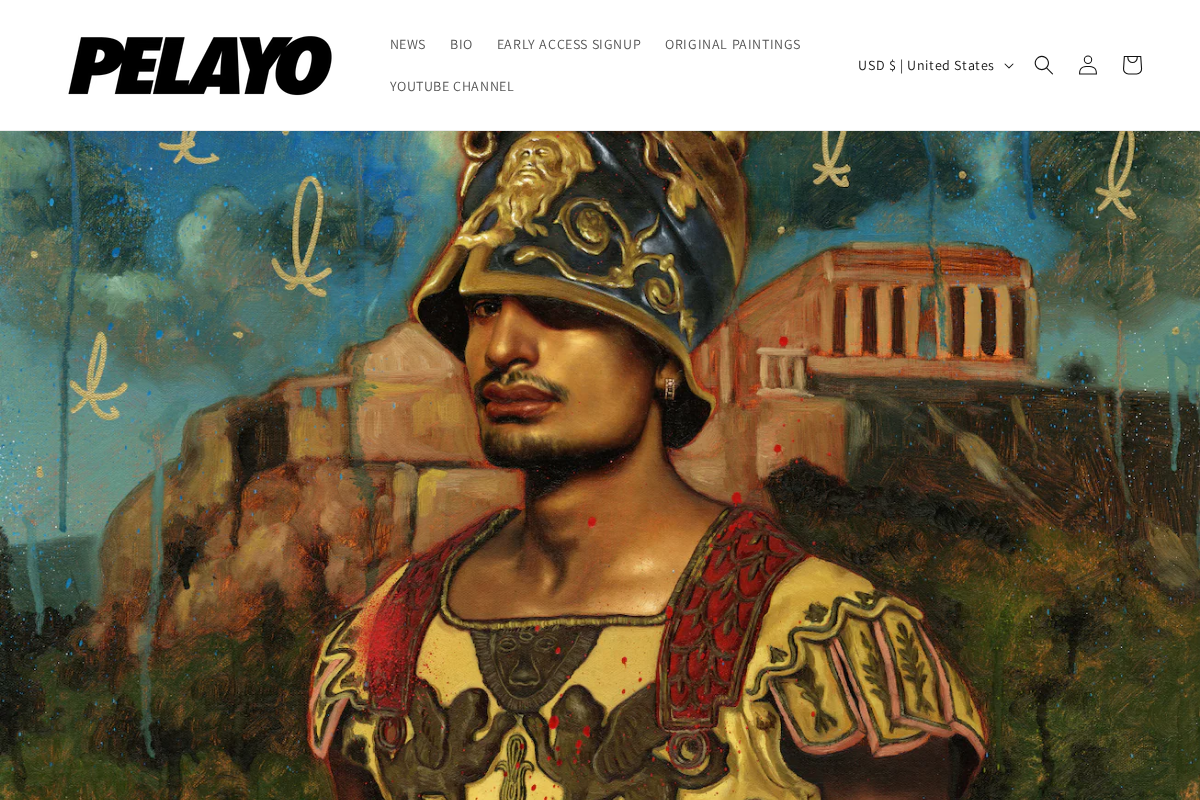 ISAAC PELAYO homepage screenshot