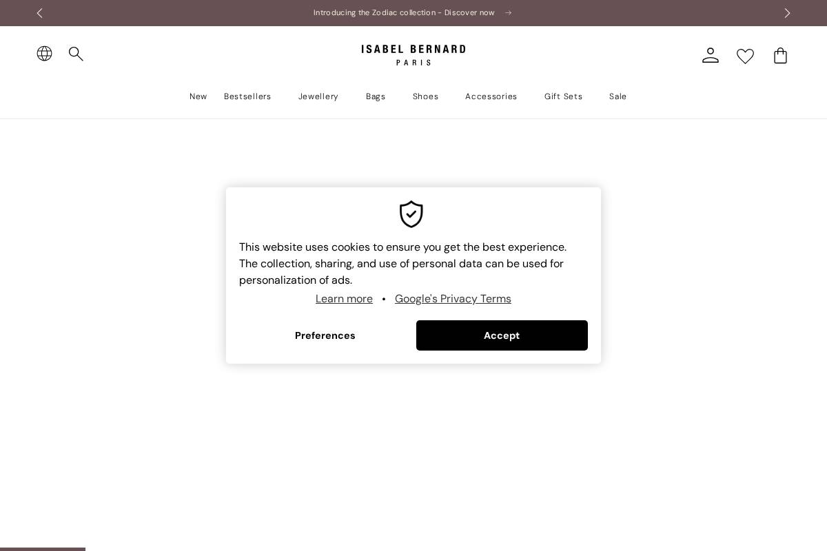 Isabel Bernard homepage screenshot