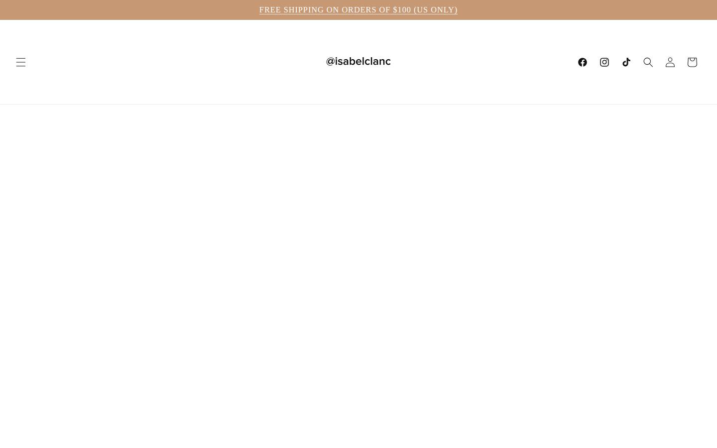 isabelclanc.com homepage screenshot