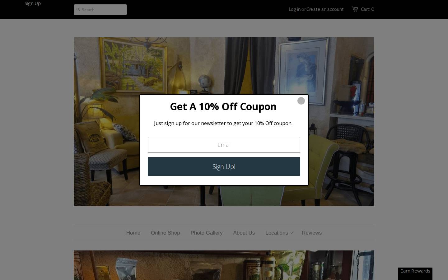 isabelcoffee.com homepage screenshot