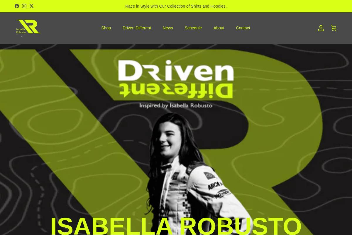 isabellarobusto.com homepage screenshot
