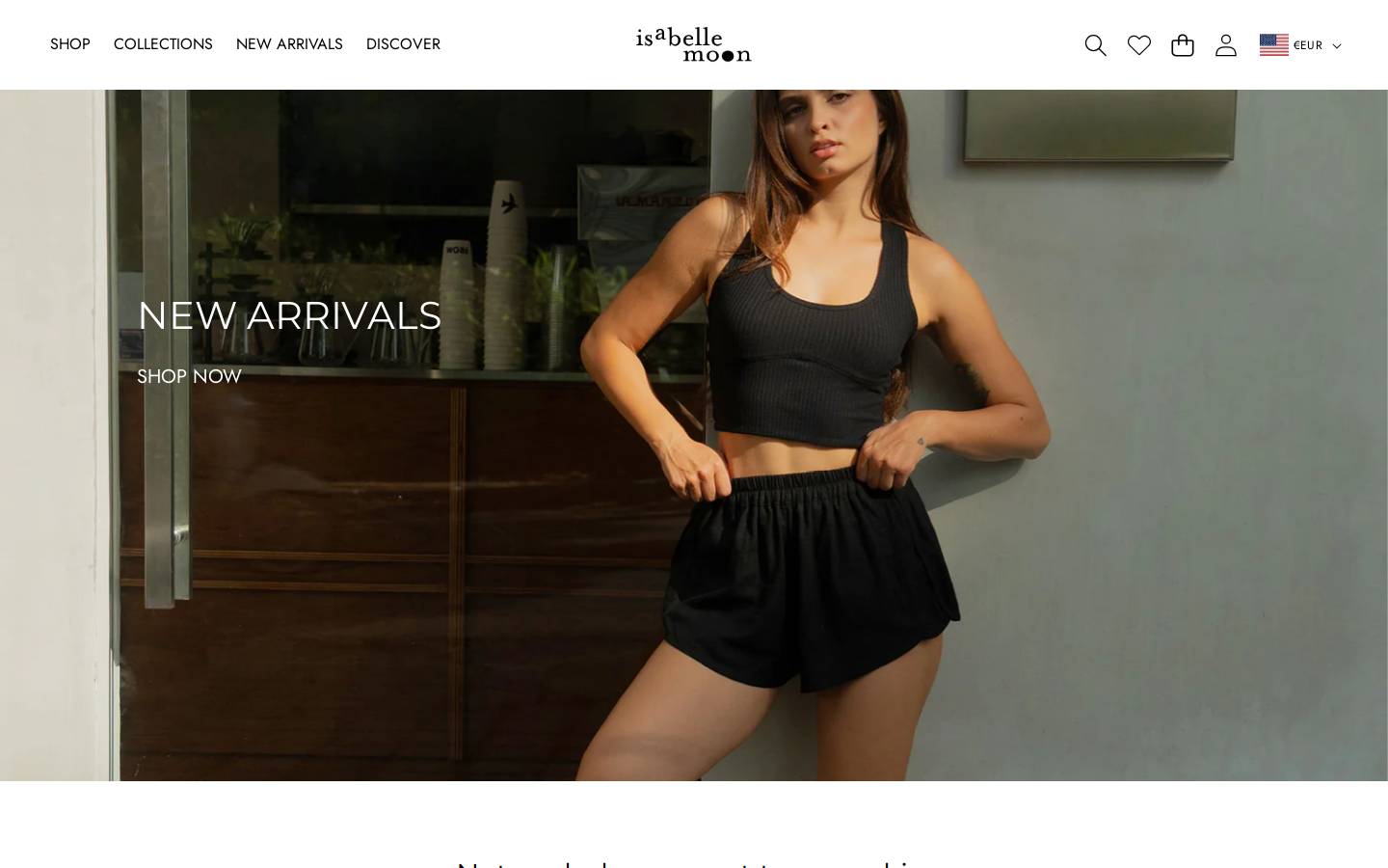 isabellemoon.com homepage screenshot