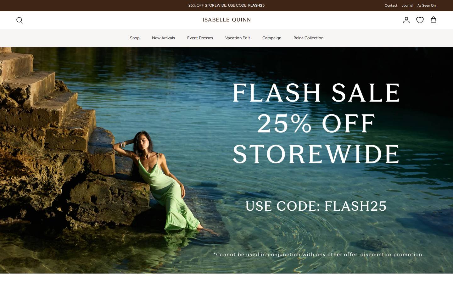 isabellequinn.com.au homepage screenshot