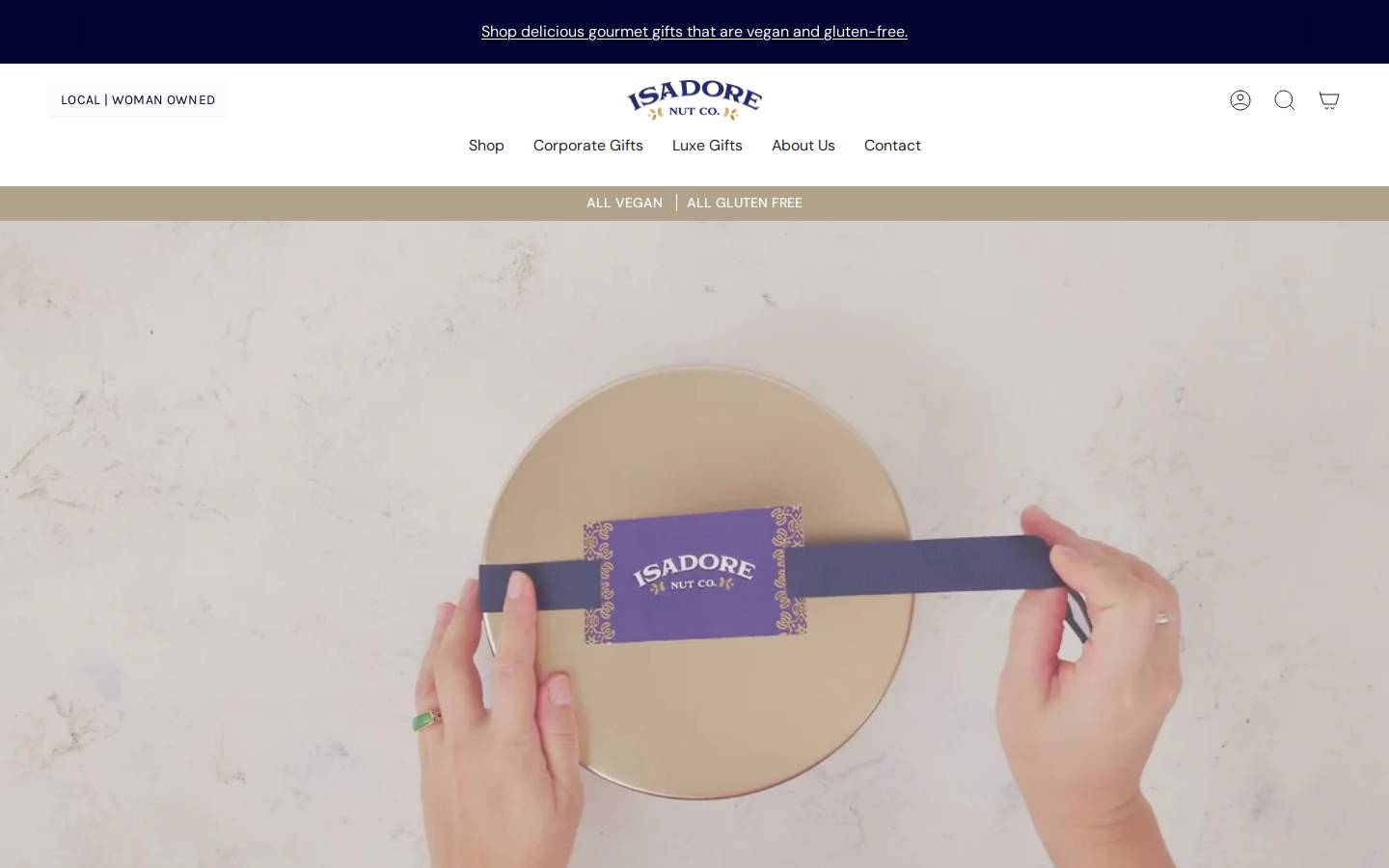 isadorenutco.com homepage screenshot