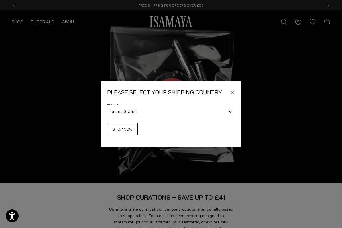 isamaya.co.uk homepage screenshot