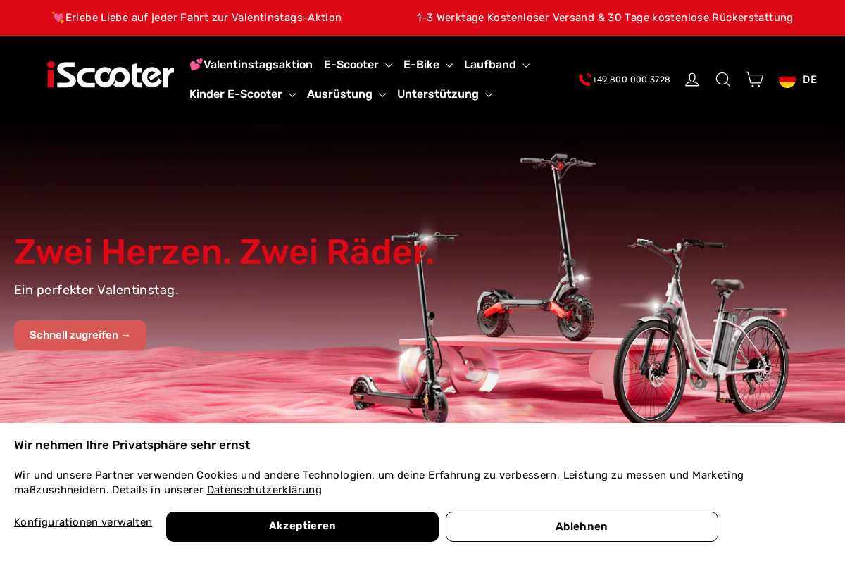 iScooterGlobal.de homepage screenshot