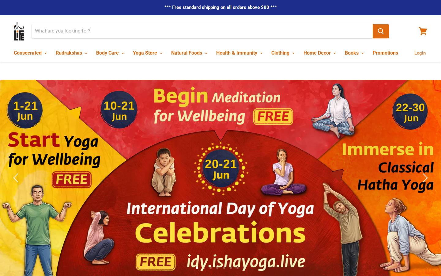 ishalife.sg homepage screenshot