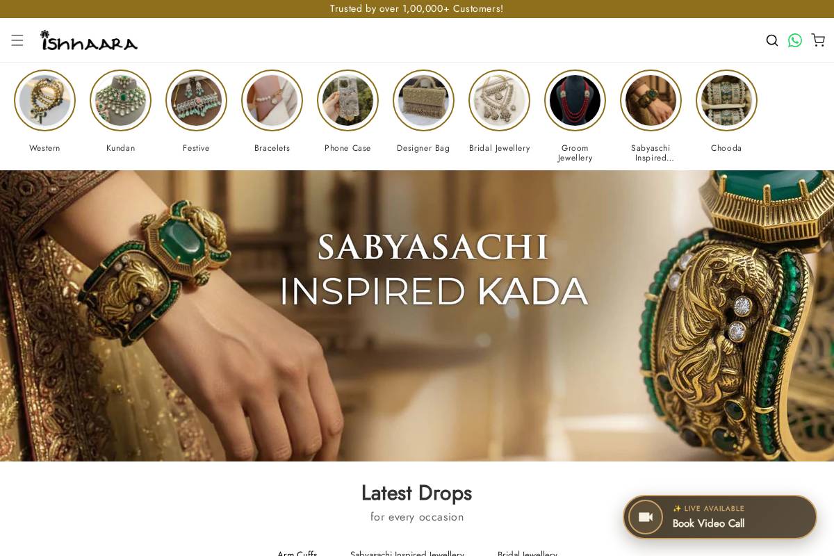 ishhaara.com homepage screenshot