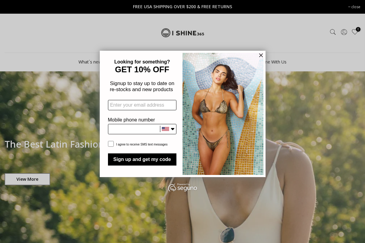 ISHINE365 homepage screenshot