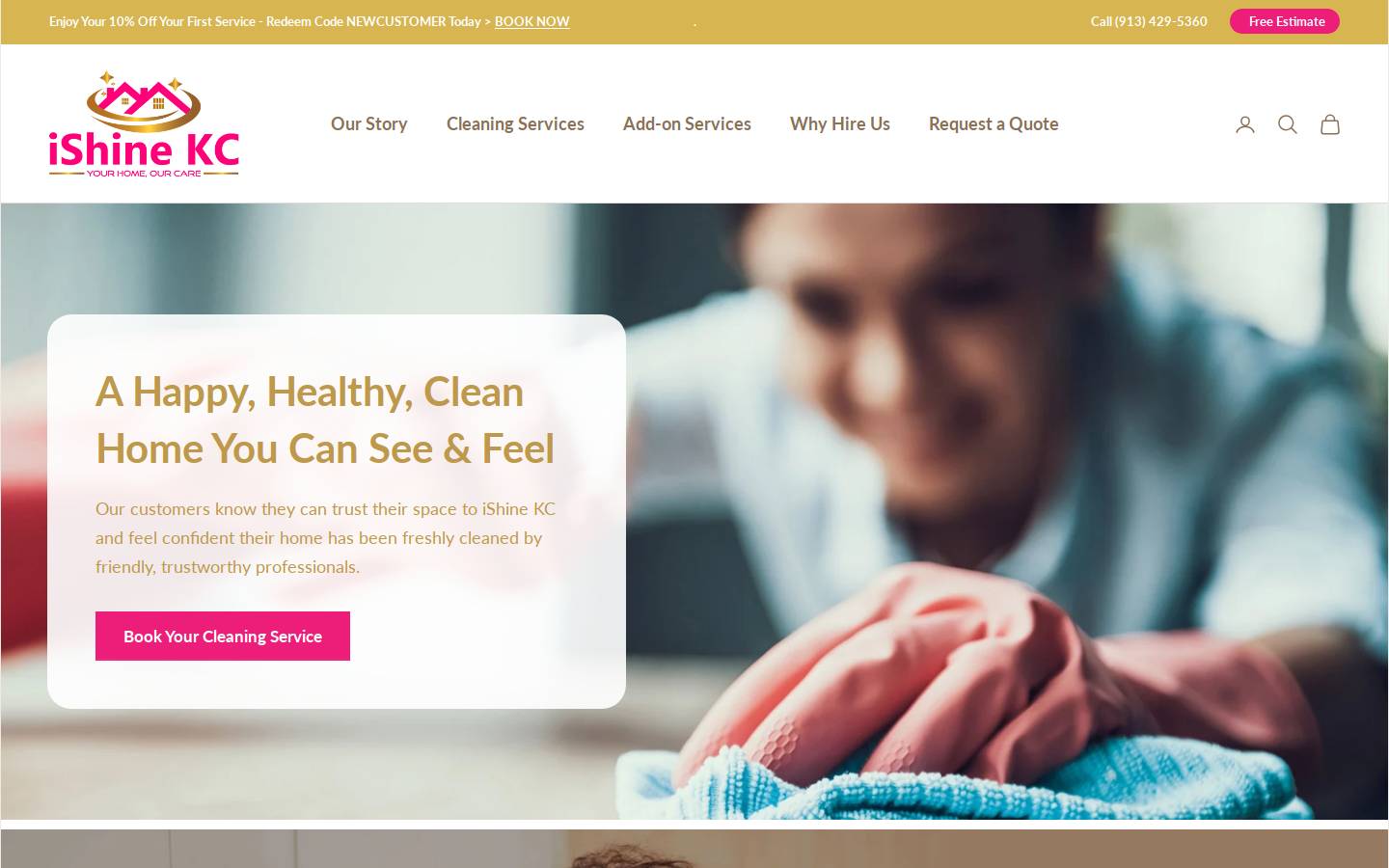 ishinekc.com homepage screenshot