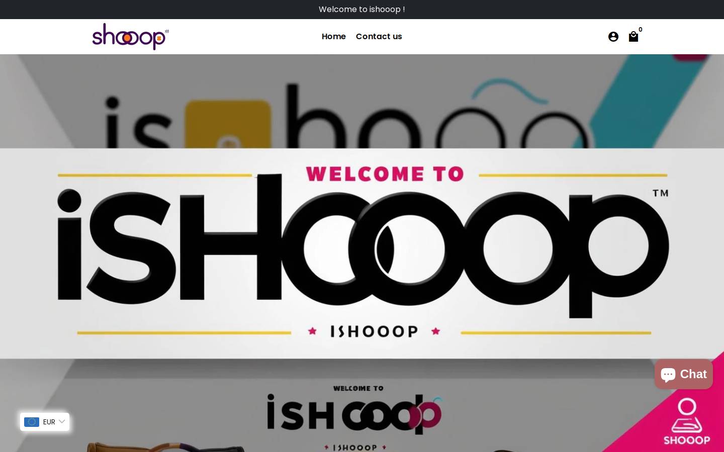ishooop.com homepage screenshot